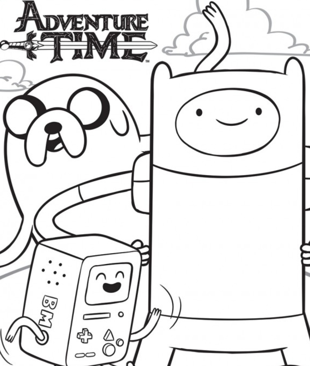 Adventure Time disegni da colorare (24)