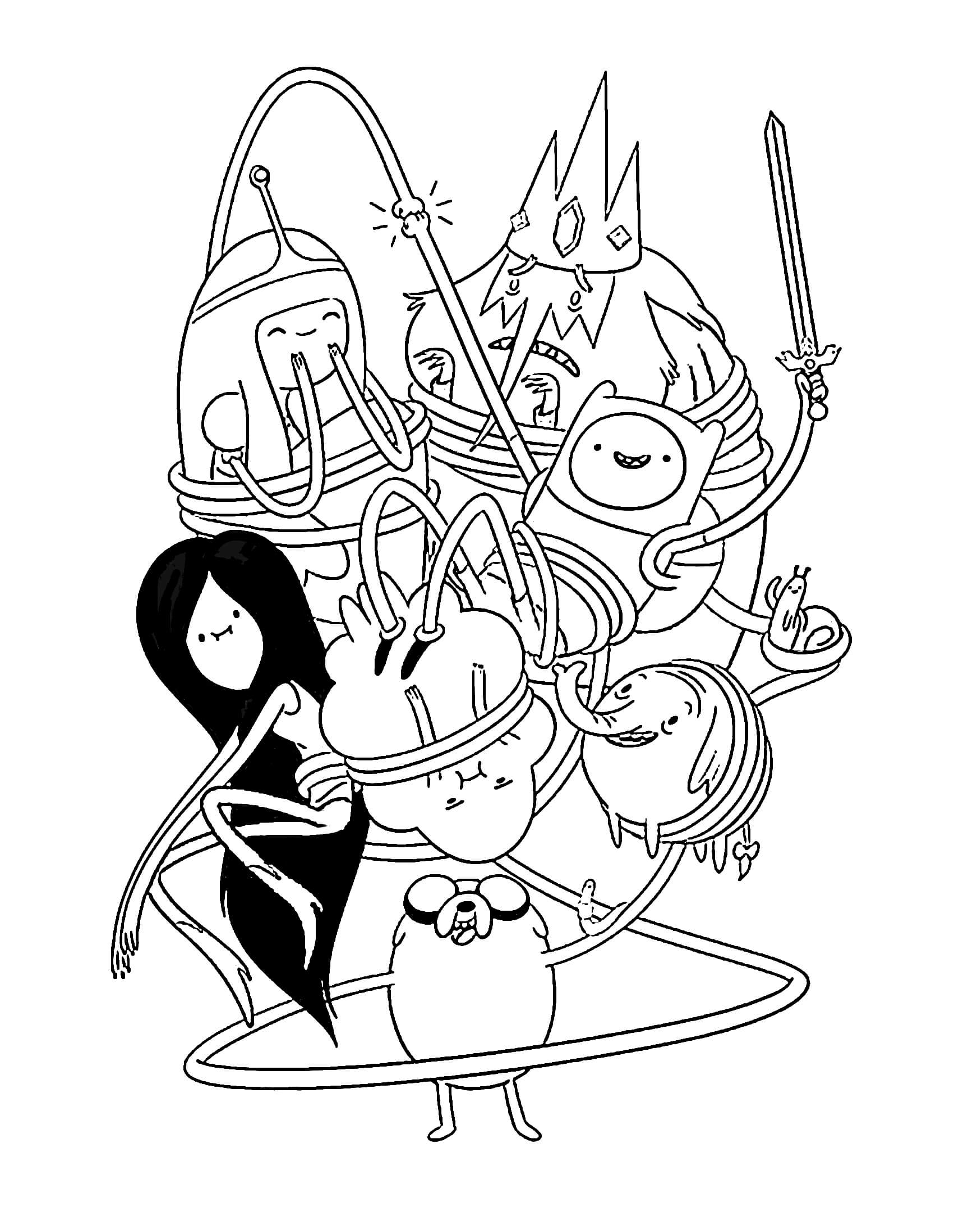 Adventure Time disegni da colorare (32)