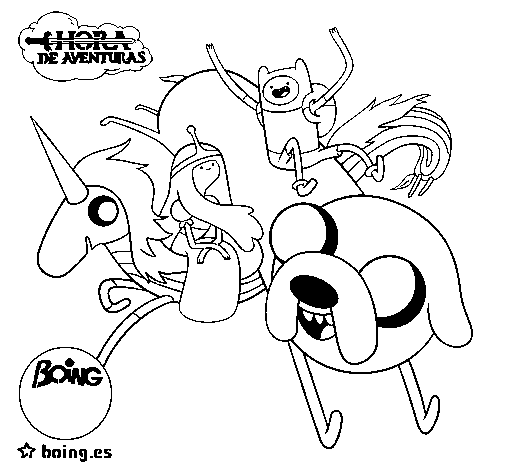 Adventure Time disegni da colorare (5)