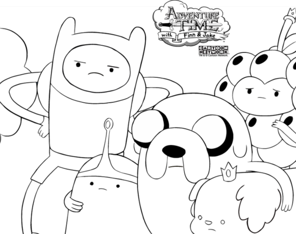 Adventure Time disegni da colorare (54)