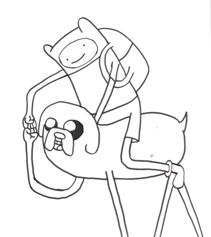 Adventure Time disegni da colorare (57)
