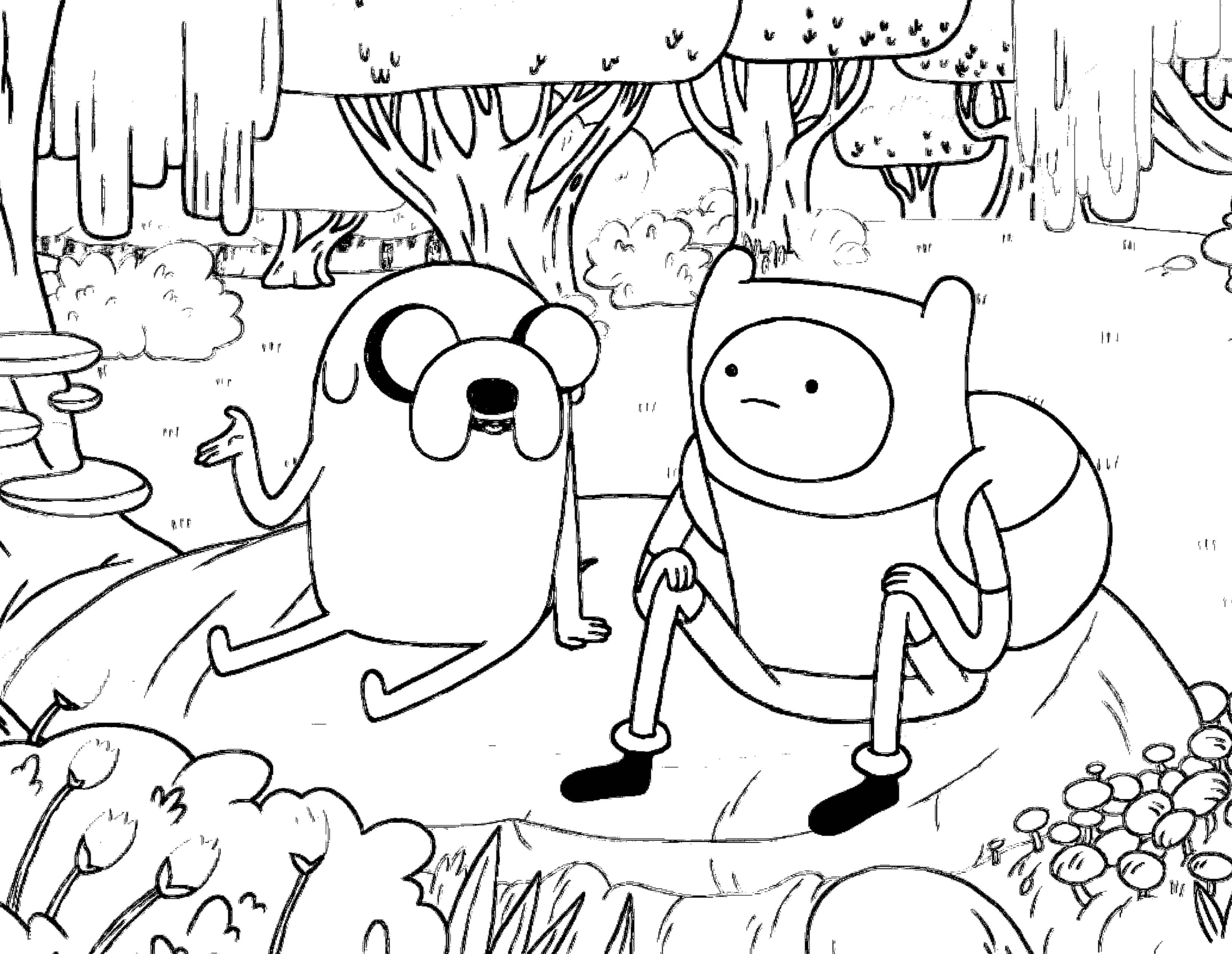 Adventure Time disegni da colorare (8)