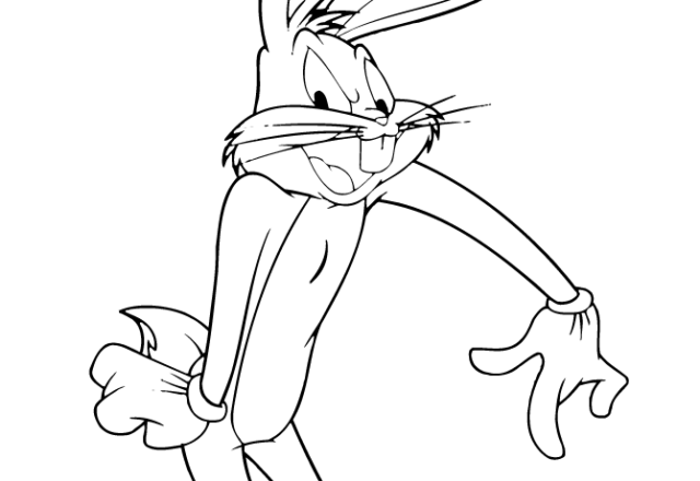 Altro disegno da colorare di Bugs Bunny