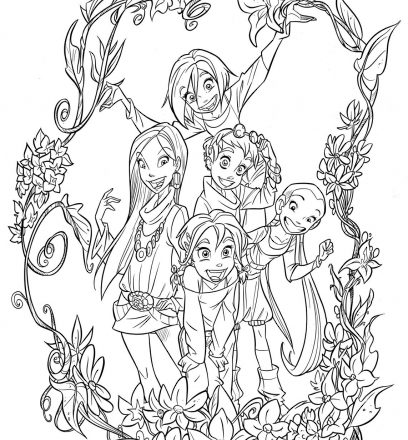 Amiche Witch 2 disegni da colorare gratis