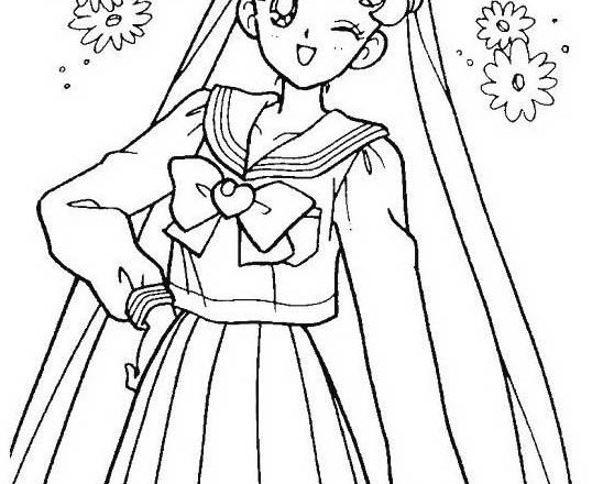 Anime Sailor Moon da stampare e da colorare