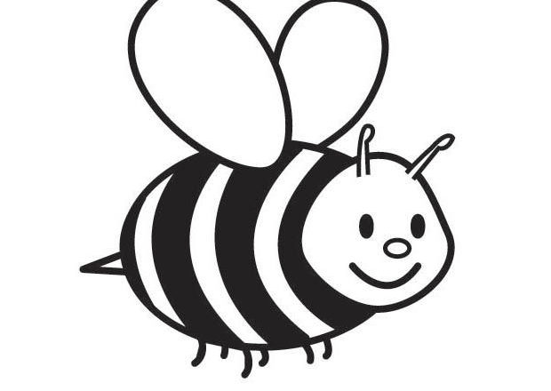 Ape da colorare gratis nella categoria animali api