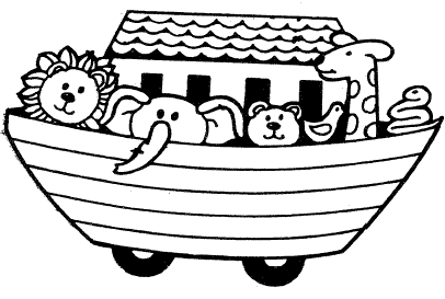 Arca di Noè da colorare giochi didattici per il catechismo