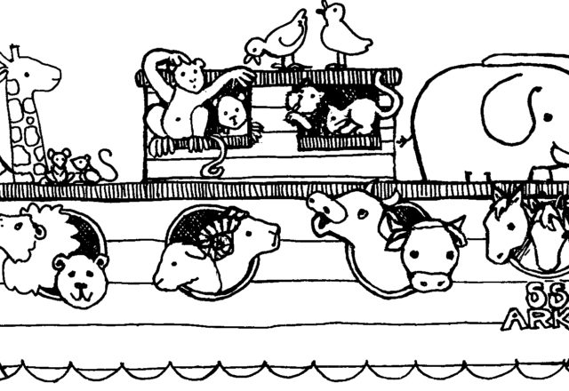 Arca di Noè disegni da colorare giochi didattici catechismo