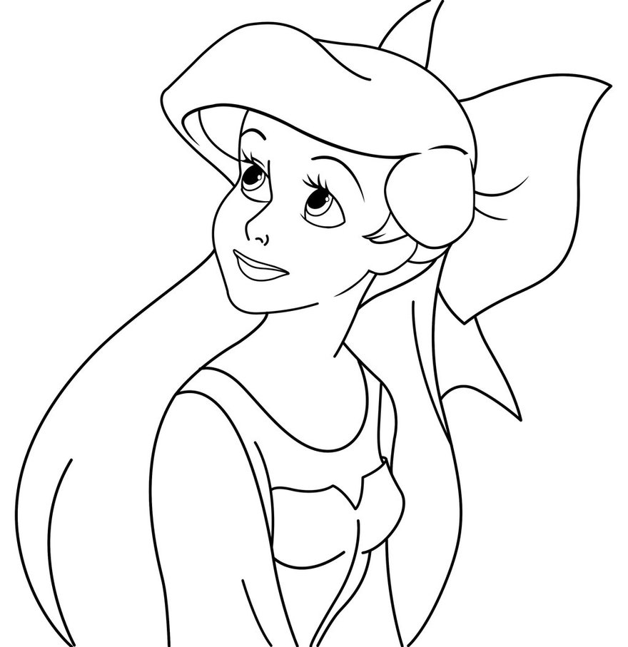 Ariel 10 disegni da colorare gratis
