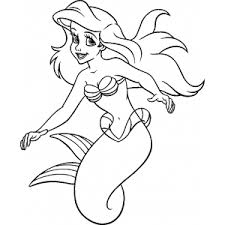 Ariel 2 disegni da colorare gratis