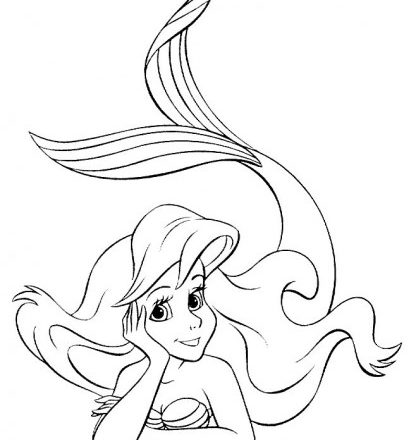 Ariel 3 disegni da colorare gratis