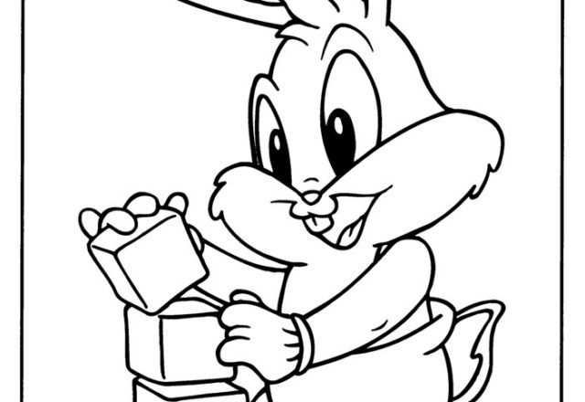 BAby Bugs Bunny e i cubi disegni da colorare gratis