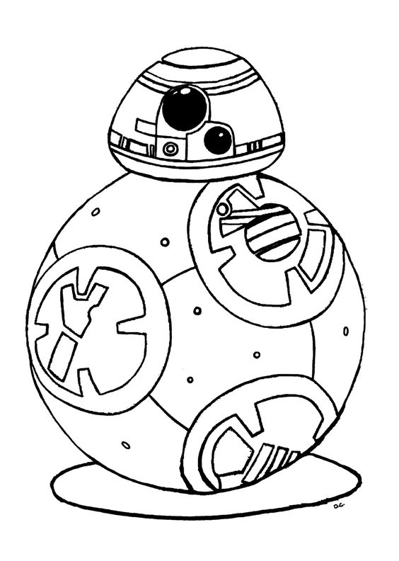 BB-8 personaggi Star Wars disegni da colorare