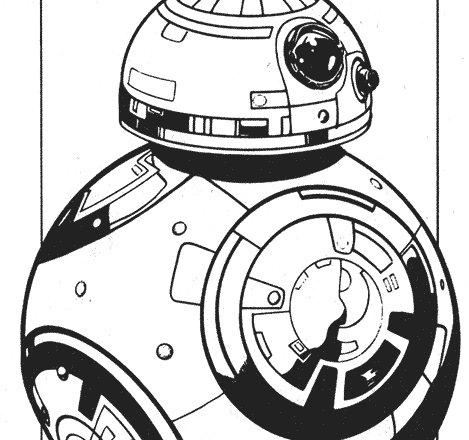 BB-8 stampa e colora Guerre Stellari