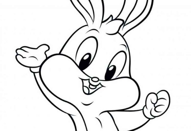 Baby Bugs Bunny 3 disegni da colorare gratis