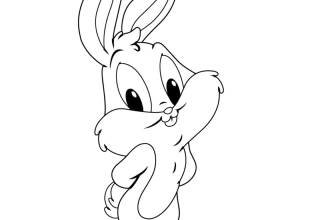 Baby Bugs Bunny disegni da colorare gratis