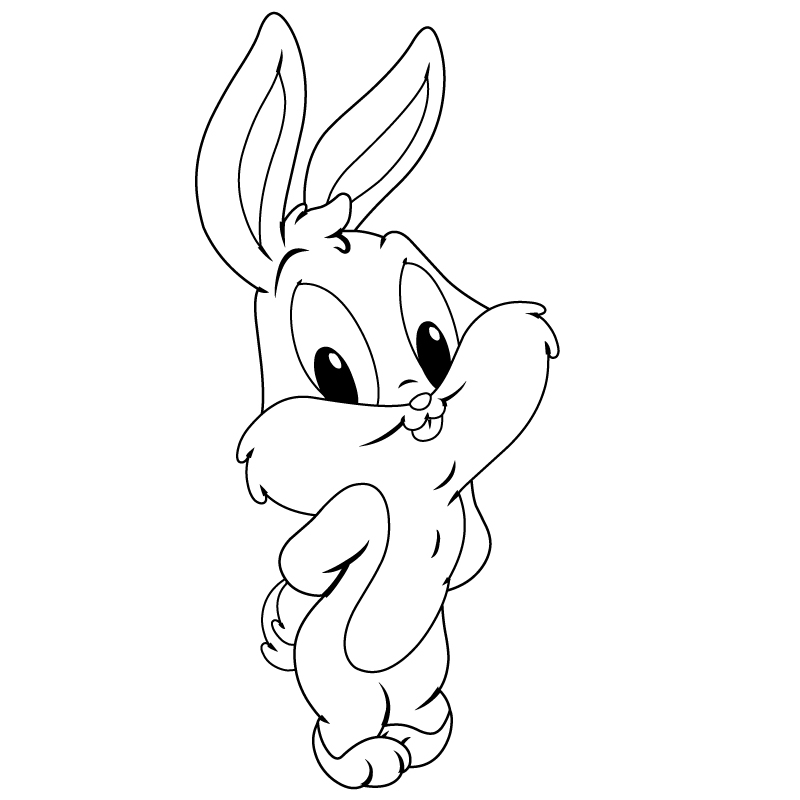 Baby Bugs Bunny disegni da colorare gratis