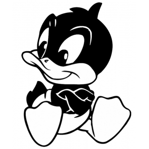 Baby Duffy Duck 2 disegni da colorare gratis