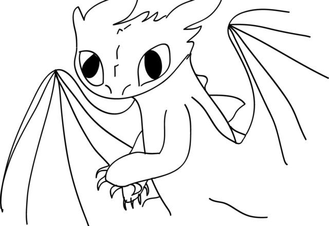 Baby Sdentato disegno per bambini Dragon Trainer