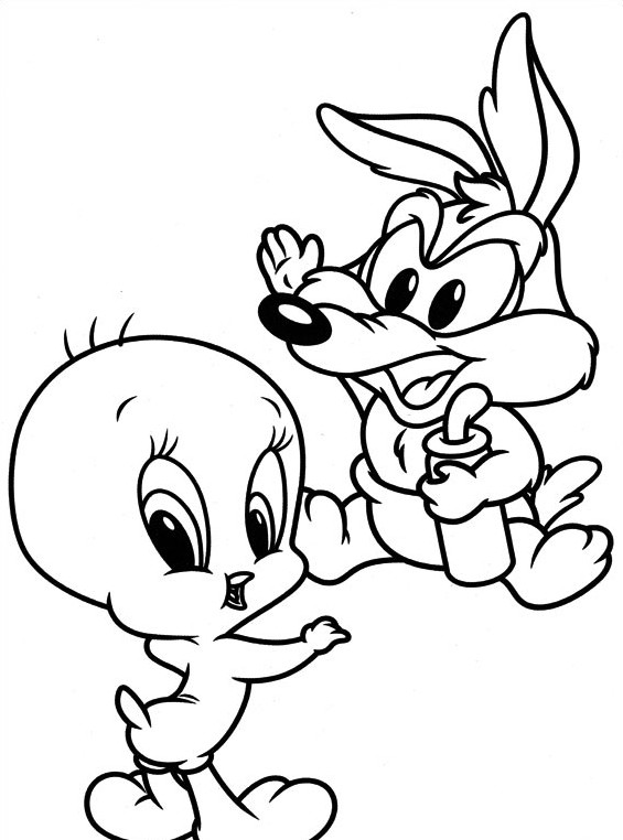 Baby Titti e Willi disegni da colorare gratis