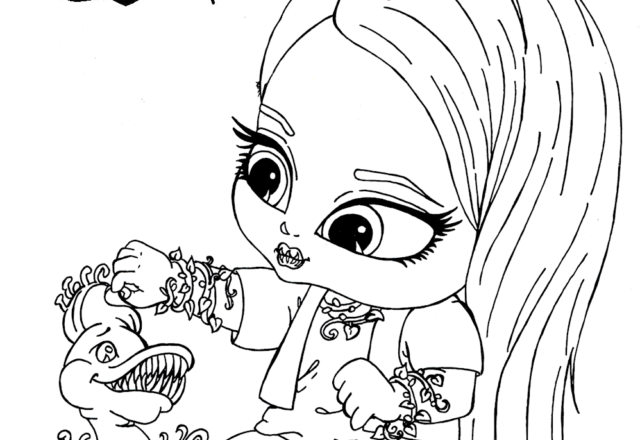 Baby Venus Mcflytrap Monster High disegni da colorare gratis