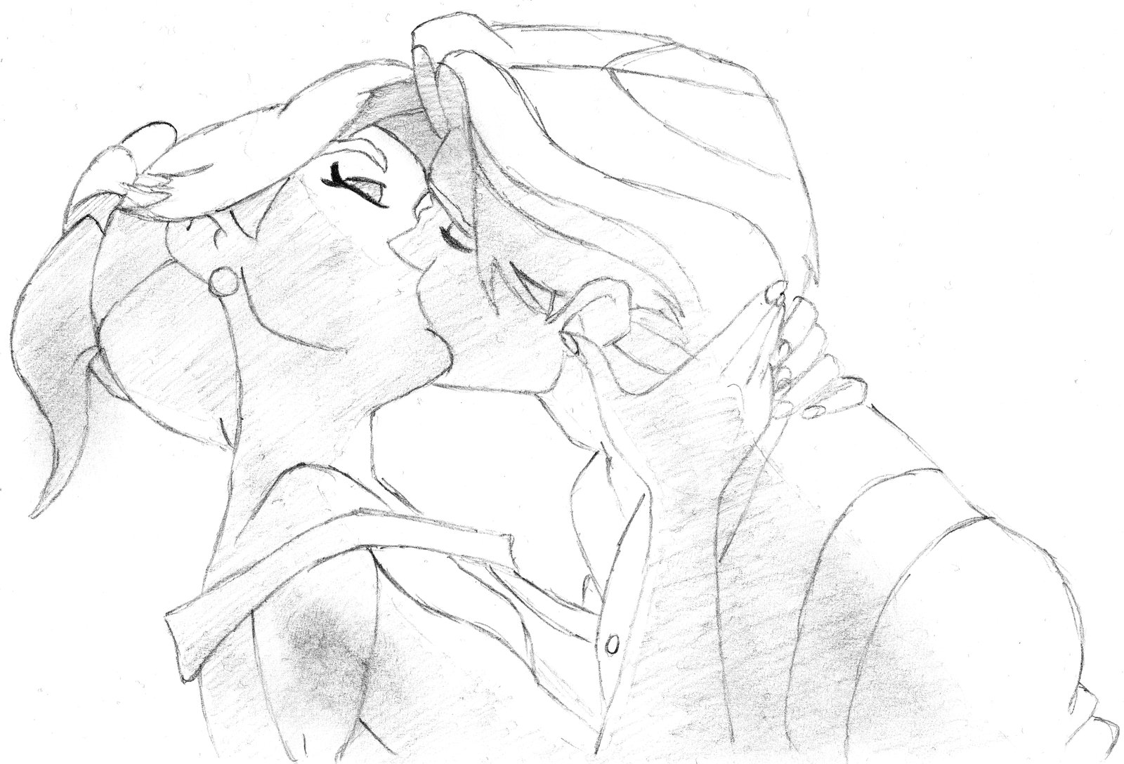 Bacio tra Anastasia e Dimitri disegni da colorare gratis