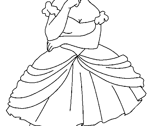 Ballerina classica disegno da colorare gratis