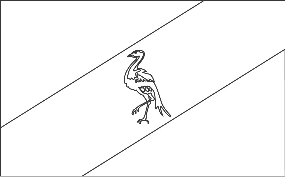 Bandiera del Ciskei da stampare per bambini