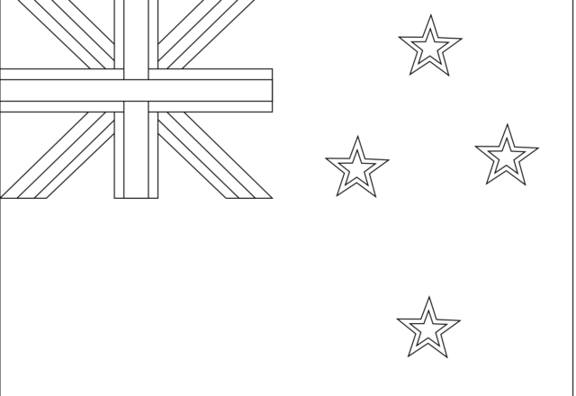Bandiera della Nuova Zelanda da stampare gratis