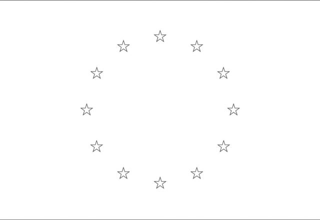 Bandiera europea dell’ Europa da stampare