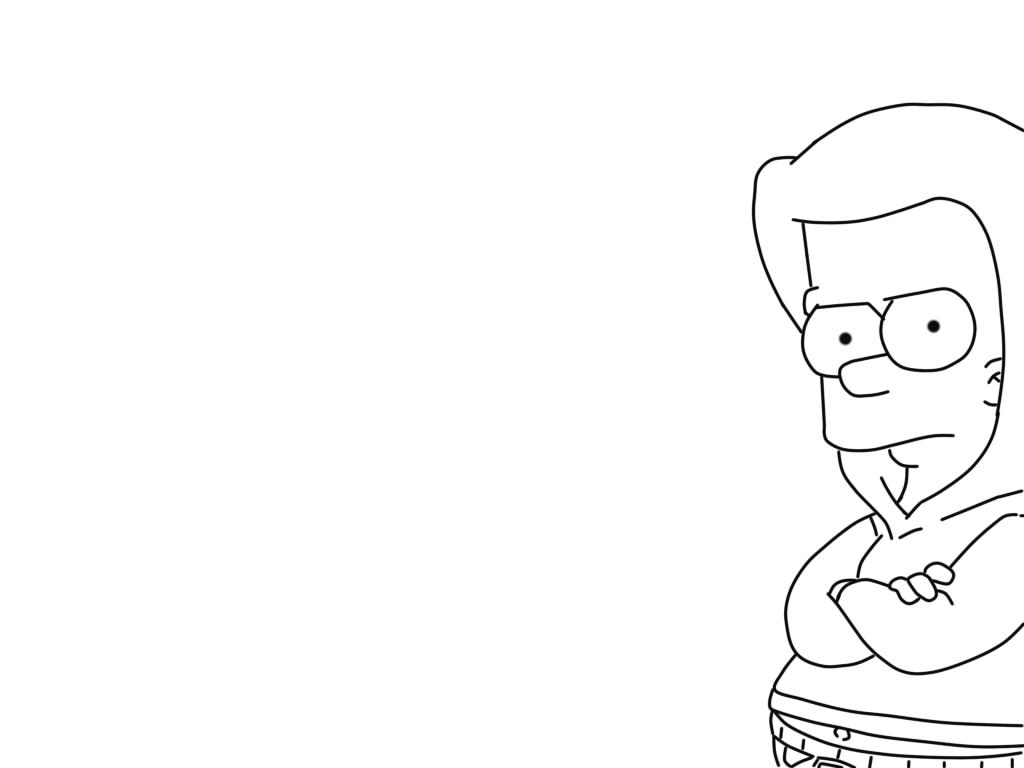 Bart Simpson e i graffiti disegno da colorare gratis