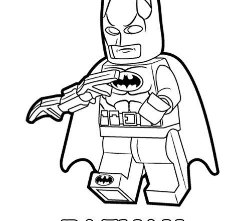 Batman LEGO immagini da stampare