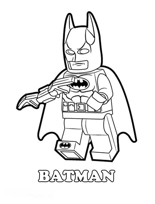 Batman LEGO immagini da stampare