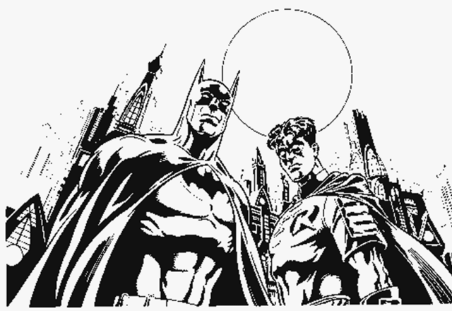 Batman e Robin disegni da colorare