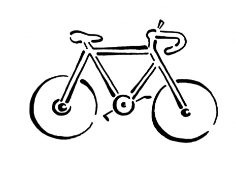 Bici bicicletta disegno semplice da colorare per bimbo e bimba
