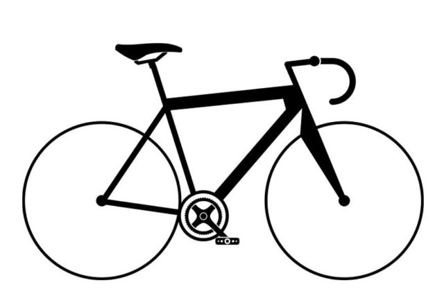 Bicicletta da corsa disegni gratis da colorare