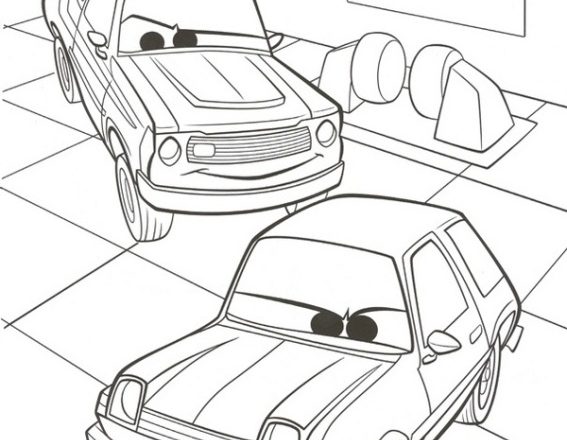 Cars 2 disegno da colorare 4