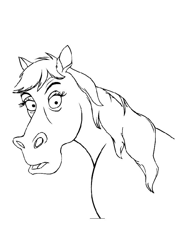 Cavallo disegni da colorare gratis