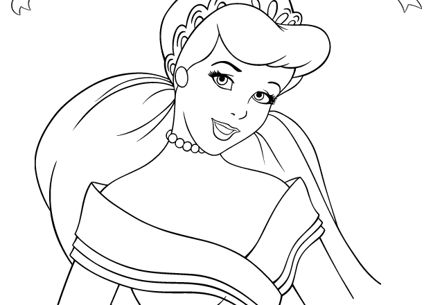 Cenerentola 6 disegni da colorare gratis
