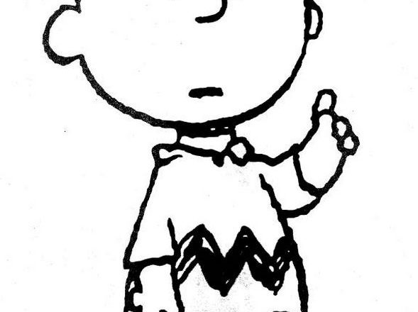 Charlie Brown chiede una cosa disegno da colorare