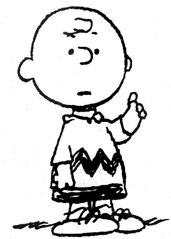 Charlie Brown chiede una cosa disegno da colorare