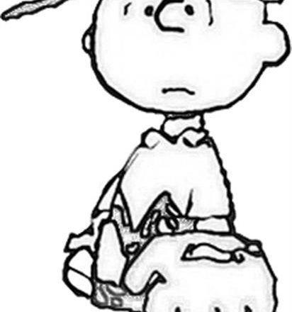 Charlie Brown con tuta da baseball disegno da colorare