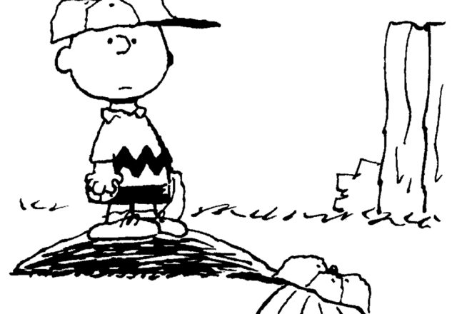 Charlie Brown e il baseball disegno da colorare Halloween