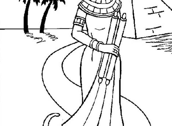 Cleopatra disegni da colorare gratis Antico Egitto (6)