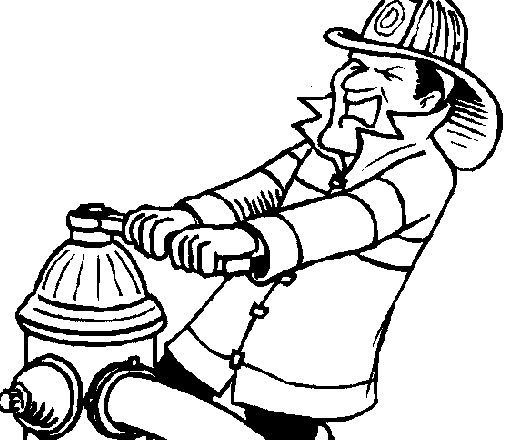 Colora e stampa i pompieri
