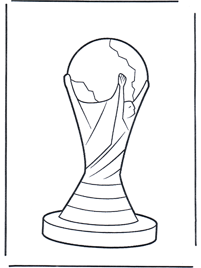 Coppa UEFA disegno da colorare categoria sport calcio