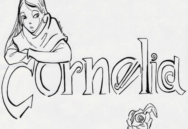 Cornelia scritta disegni da colorare gratis