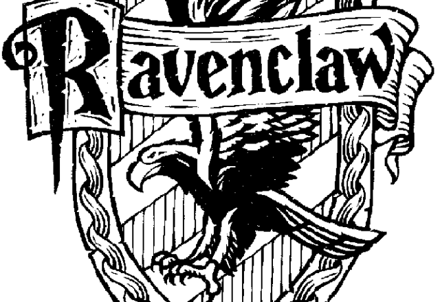 Corvonero stemma logo casa di Hogwarts Harry Potter da colorare