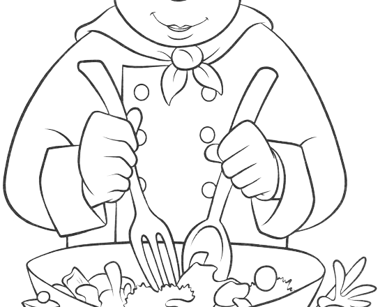Cuoco disegni da colorare gratis Ratatouille