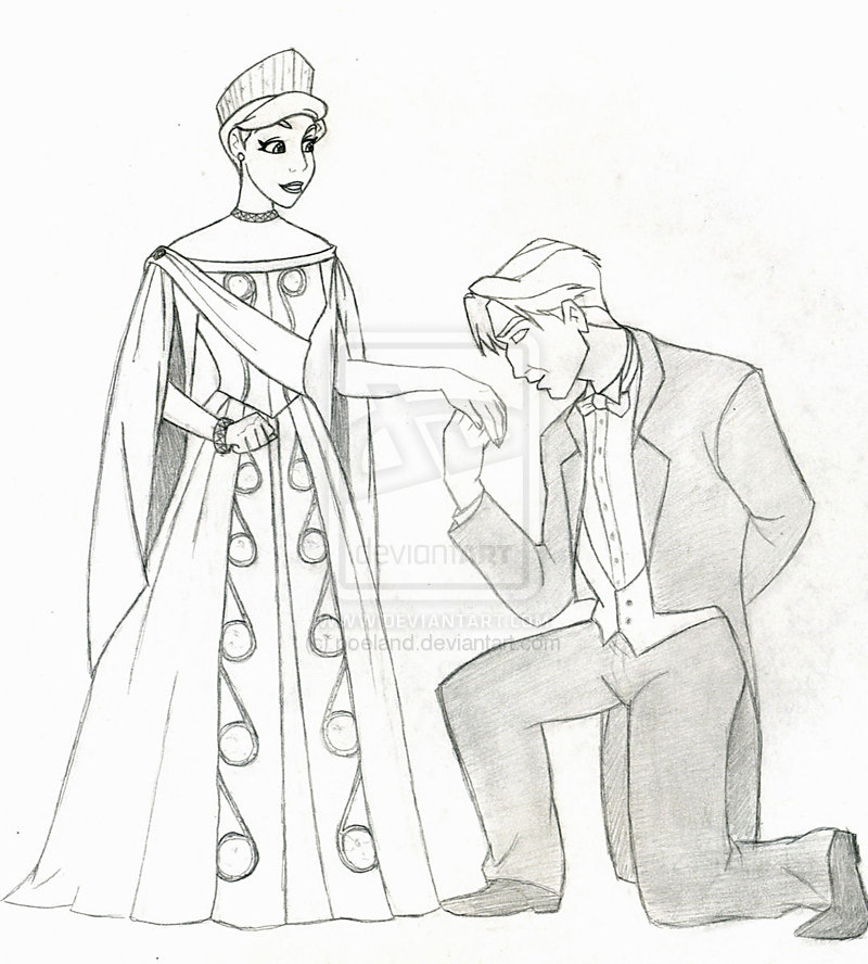 Dimitri e l’ imperatrice disegni da colorare gratis